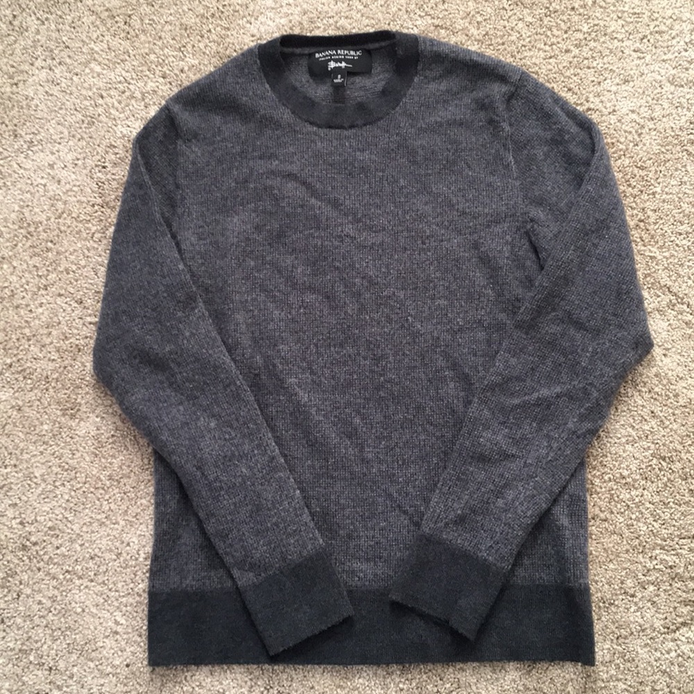 Grey Banana Republic Italian Merino Men’s Sweater